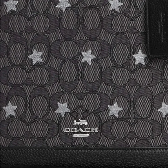 ๐SOLD๐ Coach Dempsey Carryall In Signature Jacquard With Star Embroidery - Picture 4 of 7